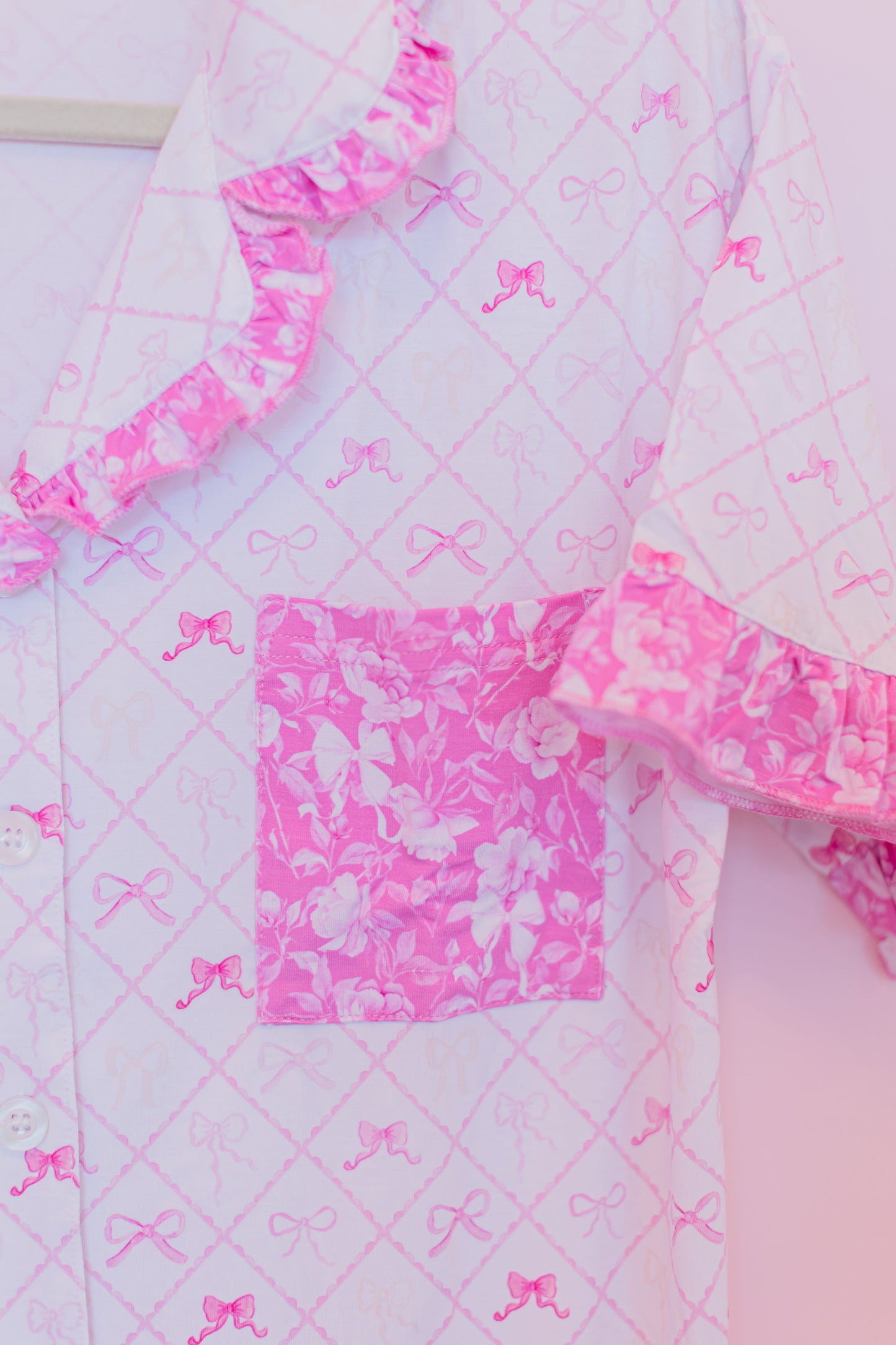 Mom & Me Bow Short Set