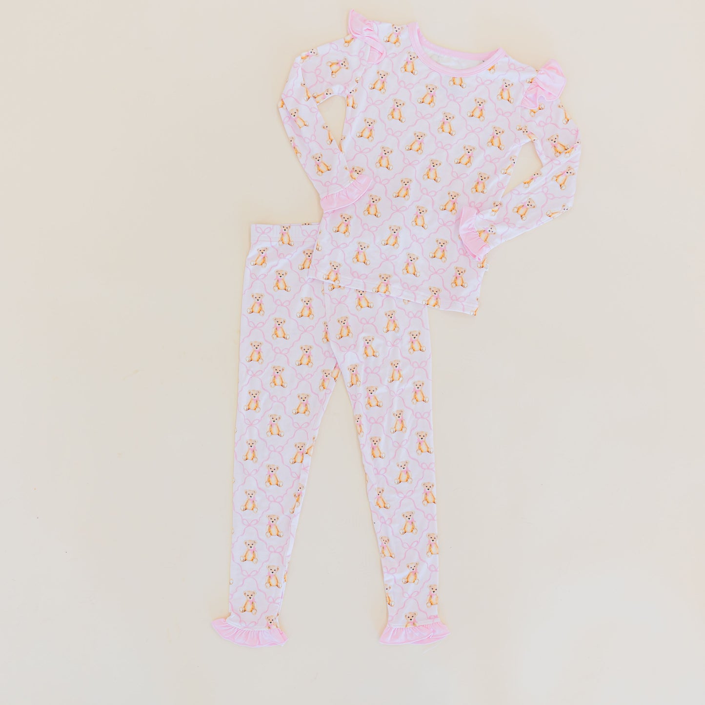 Pink Teddy Bear Two-Piece