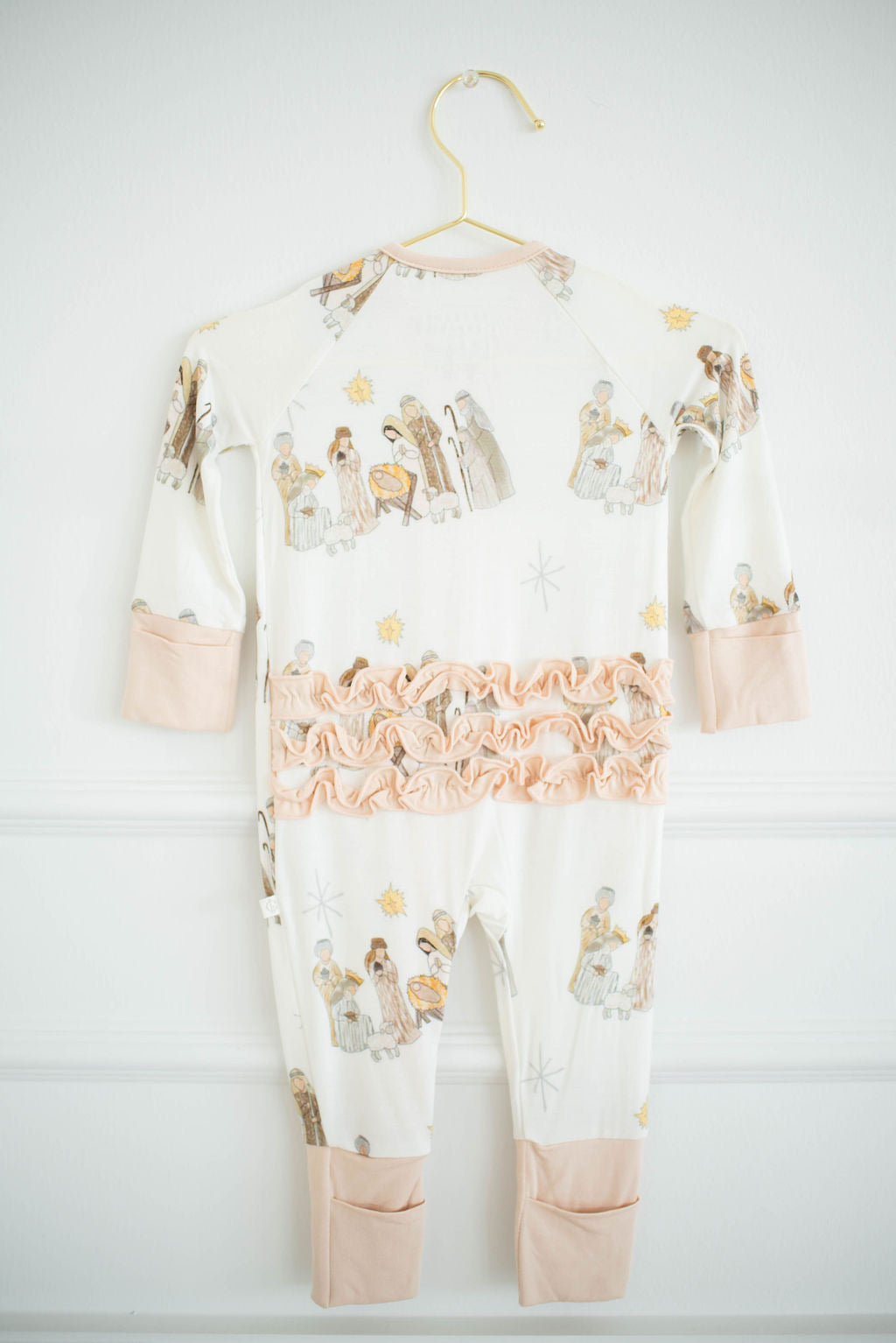 Nativity Ruffle Zippy