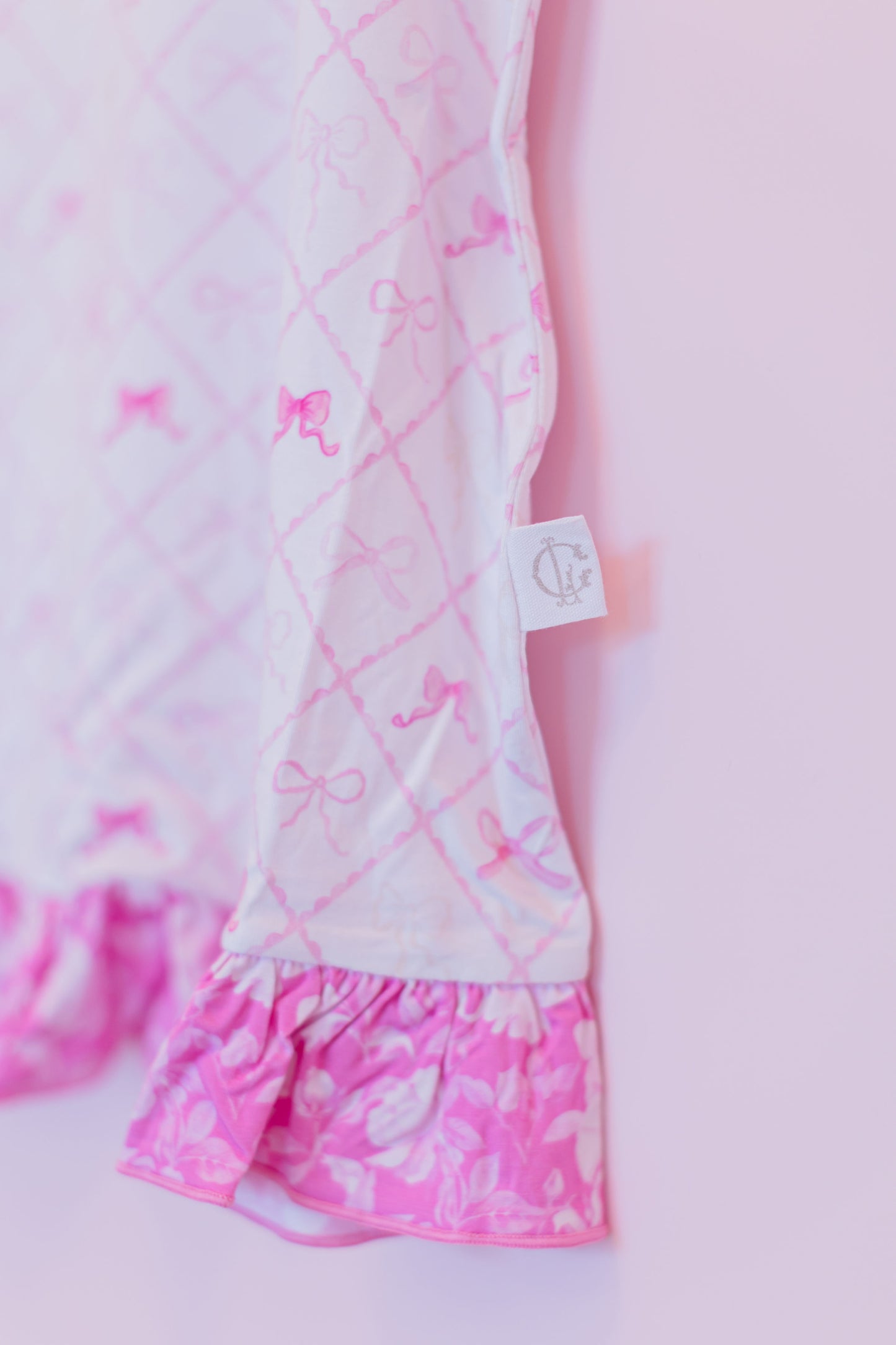 Mommy & Me Bow Girls Gown