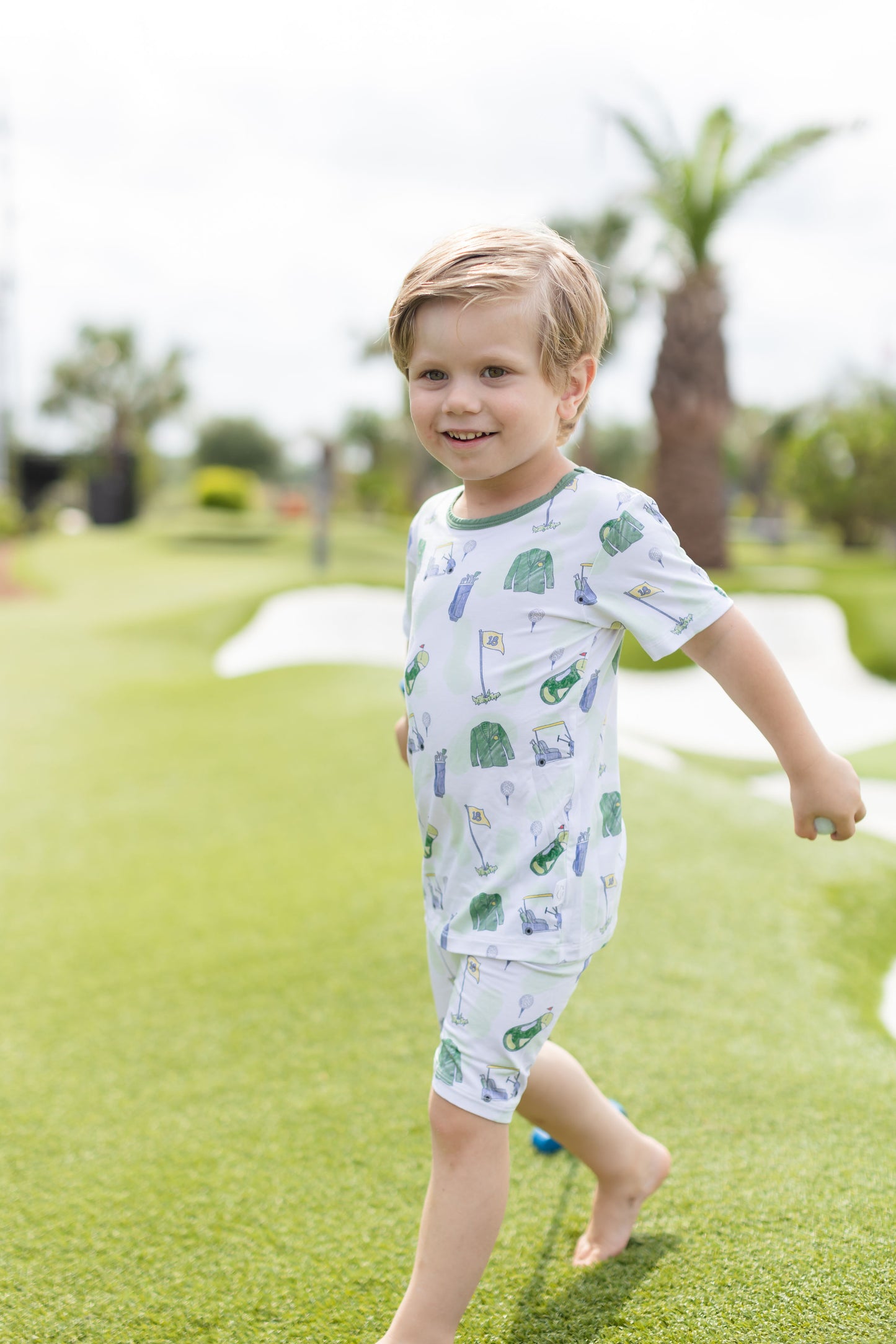 TEE TIME DREAMERS BOY SHORT SET