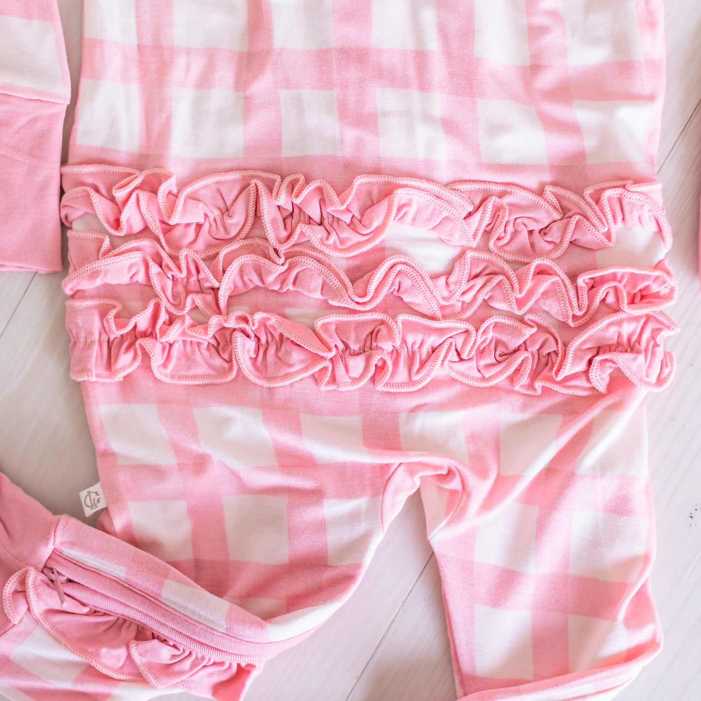 Blush Gingham Zippy