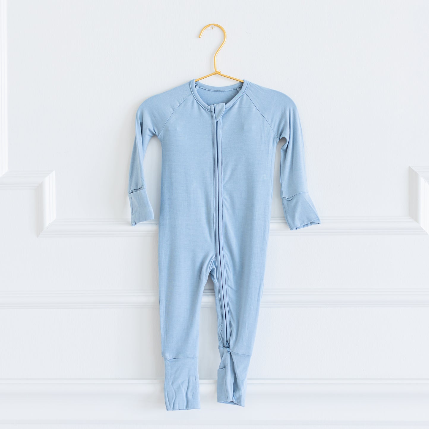 Solid Dusty Blue Zippy