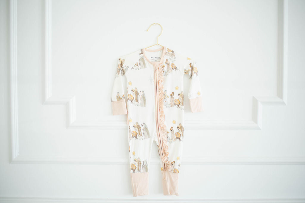Nativity Ruffle Zippy