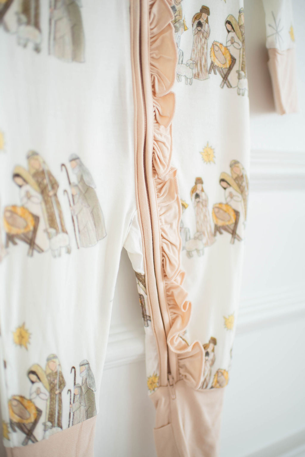 Nativity Ruffle Zippy