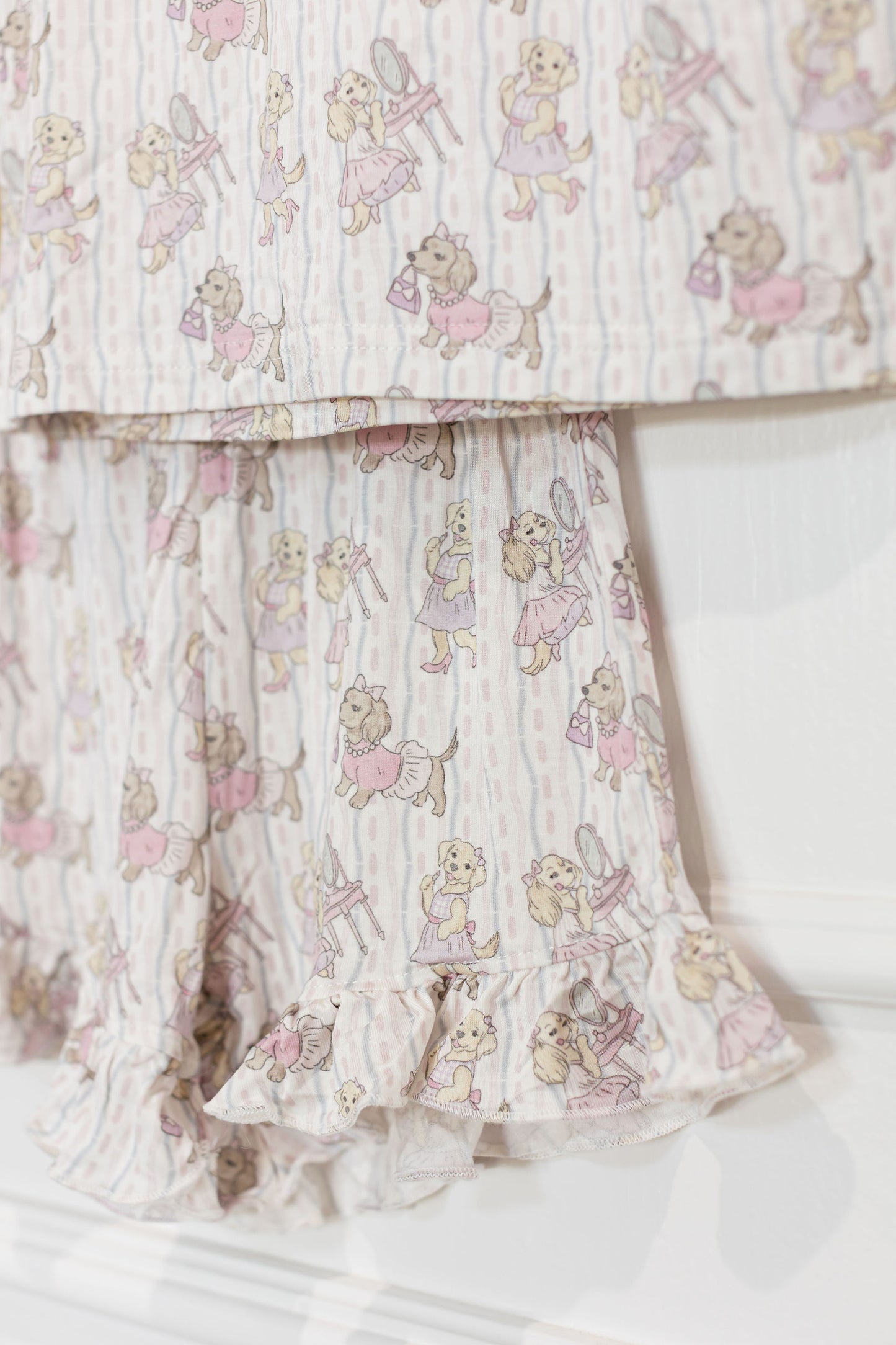 Playful Pups Ruffle Short Set