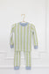 Green Stripe Two Piece Set