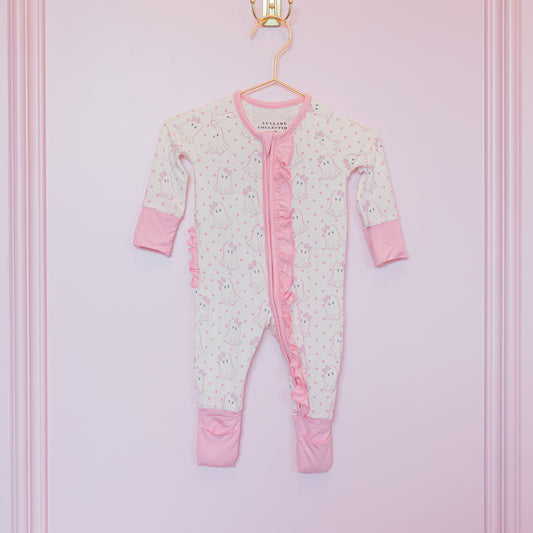 Bow Ghost Ruffle Zippy