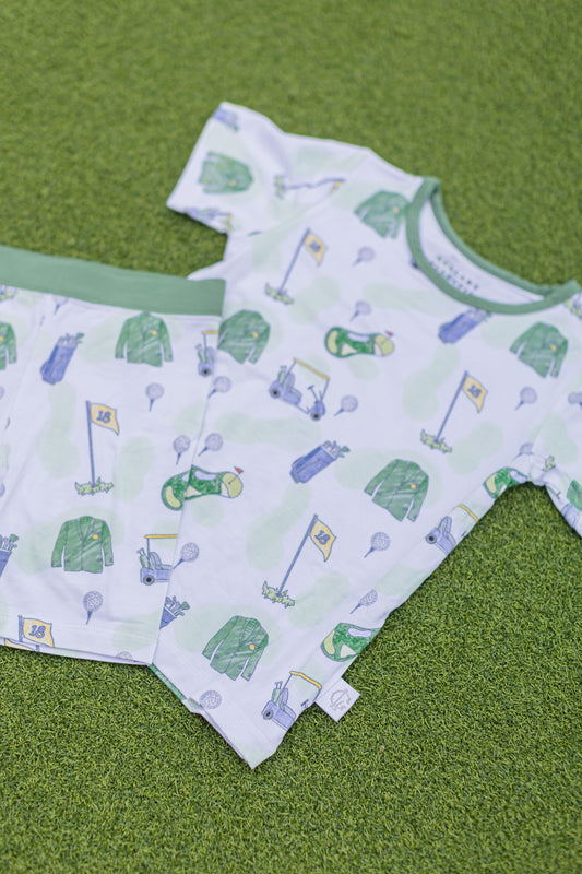 TEE TIME DREAMERS BOY SHORT SET