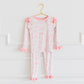 Blush Barnyard Toile Two-Piece Set