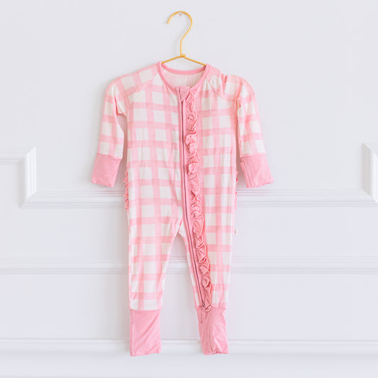 Blush Gingham Zippy