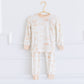 Tan Barnyard Toile Two-Piece Set